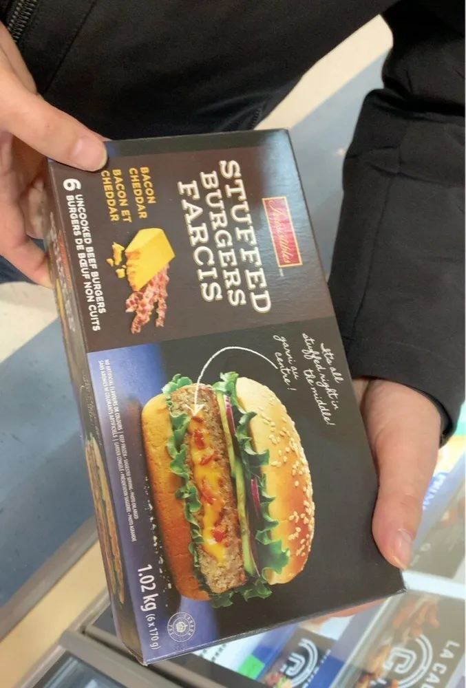 Stuffed burgers farcis