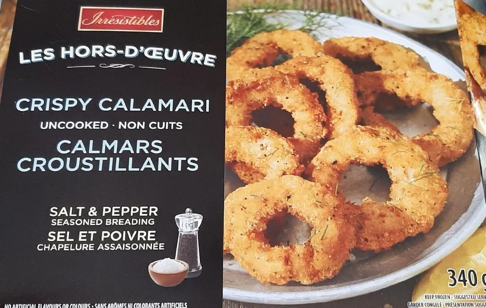 Crispy calamari