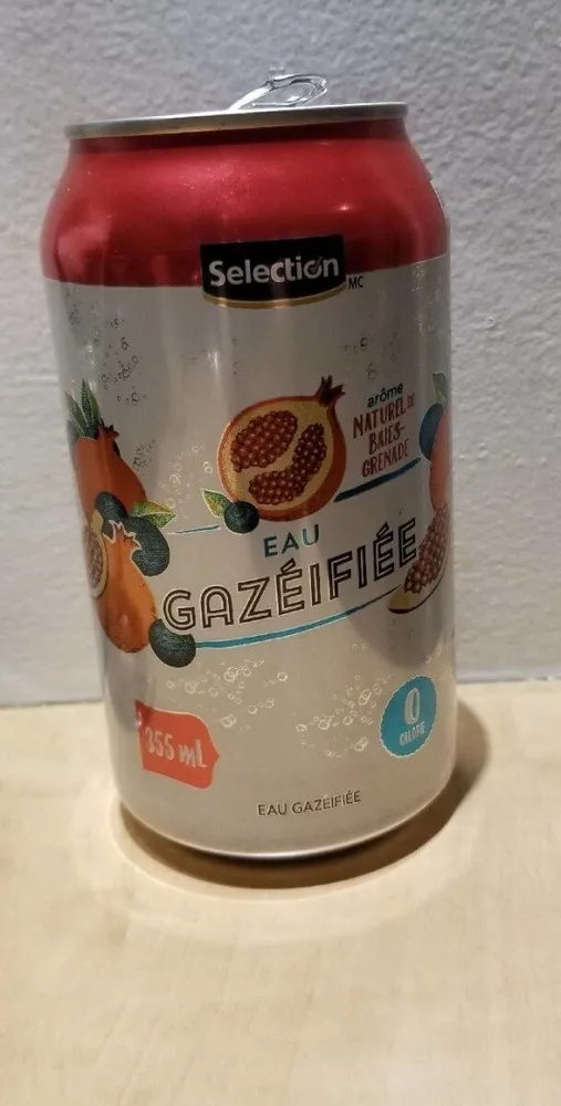 Eau gazifiée