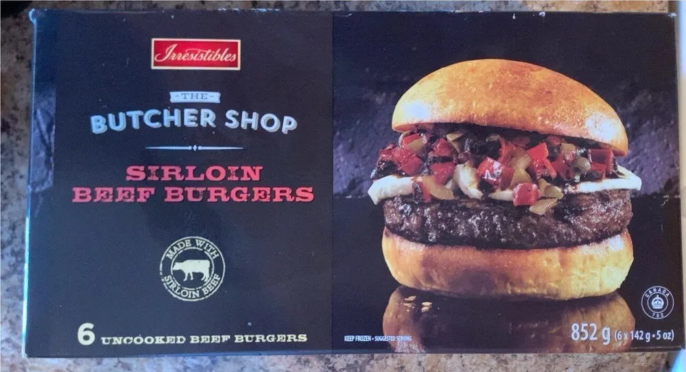 Sirloin Beef Burgers
