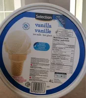 Crème glacée slelection à la vanille