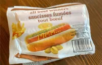 Saucisses fumées tout boeuf