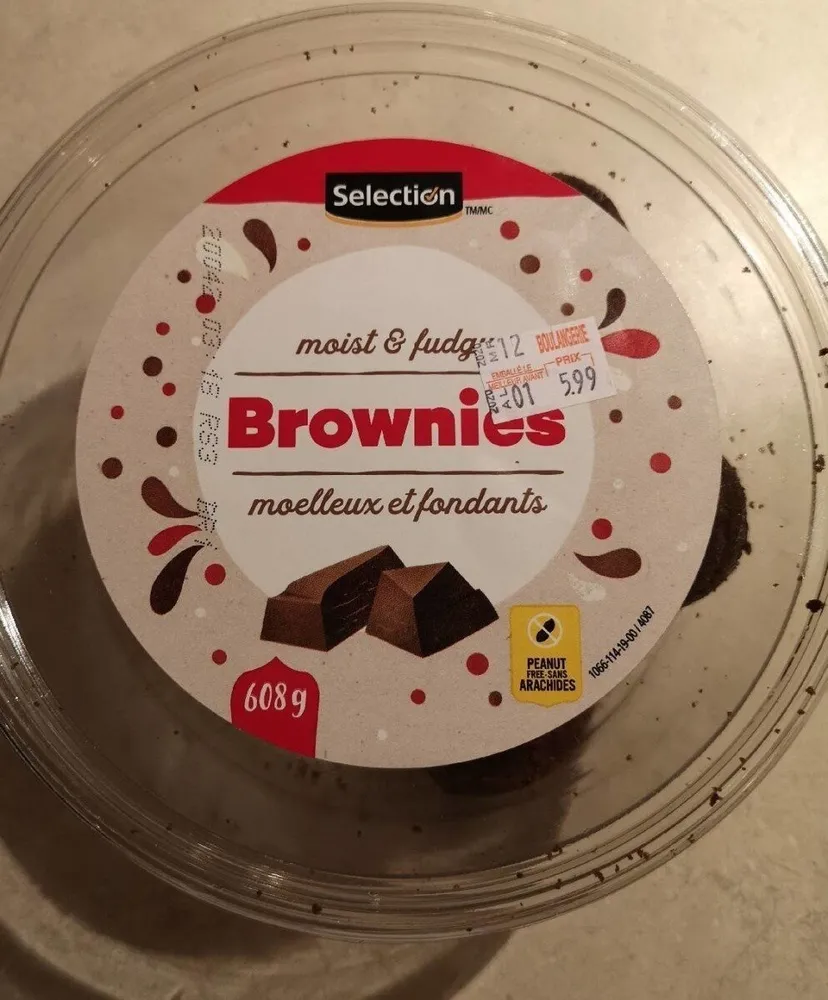 Brownies selection