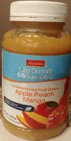 Compote pomme pêche et mangue