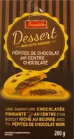 Pépites de chocolat avec centre chocolaté