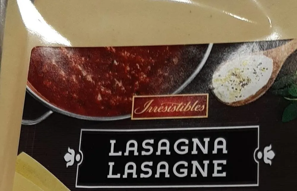Pate fraiche lasagne
