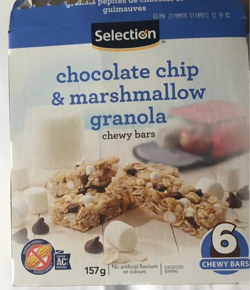 chocolate chip & marshmallow granola