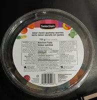 Vers néon sûretés en gelée