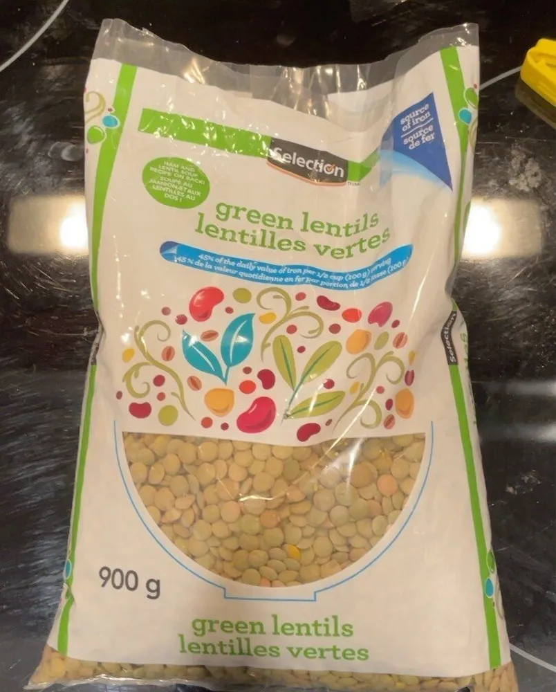 Green lentils