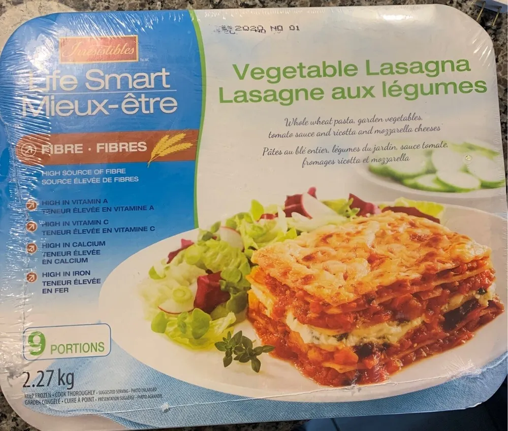 Lasagne aux legumes