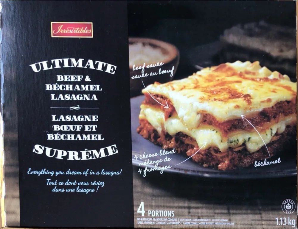 Lasagne au boeuf et bechamel
