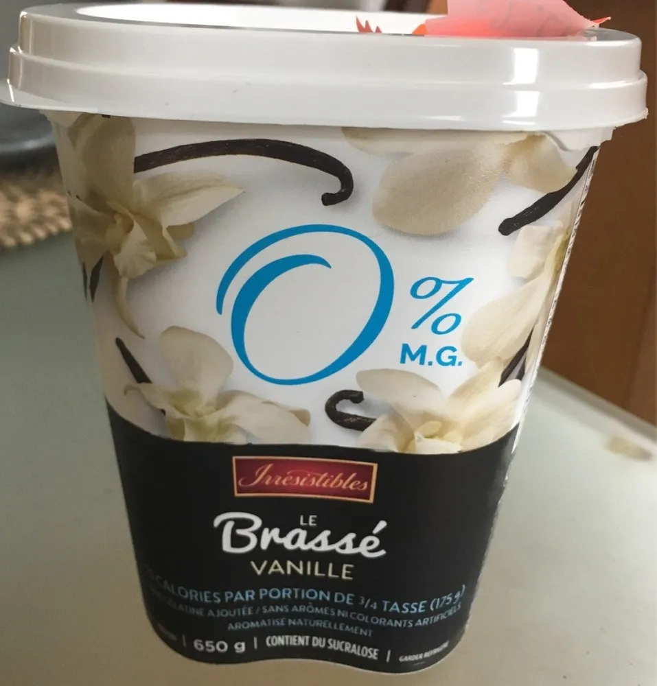 Le brassé Vanille
