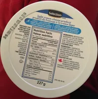 Leger produit de fromage a la creme
