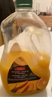 Orange, peach & mango juice