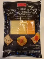Plateau 3 fromages en tranches
