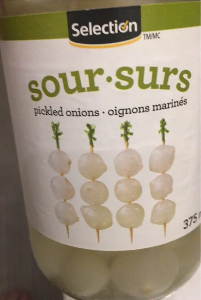 Oignons marinés surs