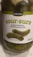 Cornichons marinés surs