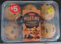 Muffins pépites et morceaux de chocolat