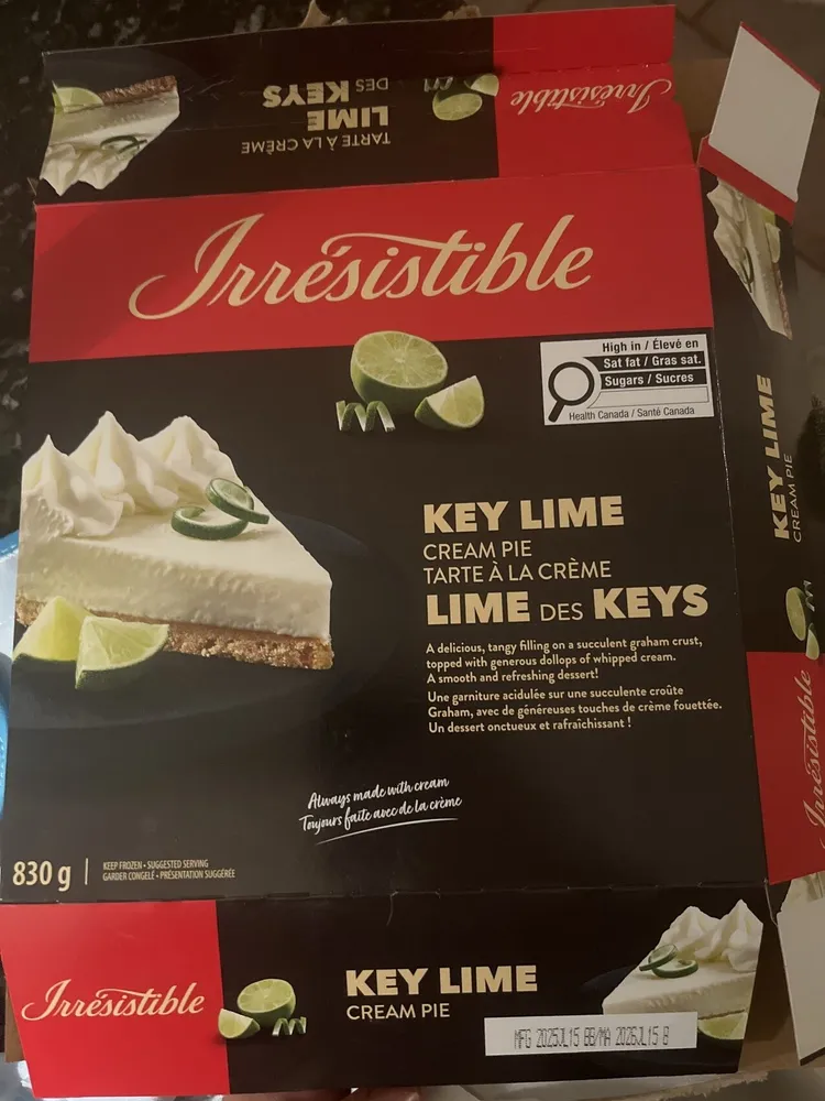 Tarte lime des keys