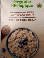 Gruau instantané multigrains avec graine de lin
