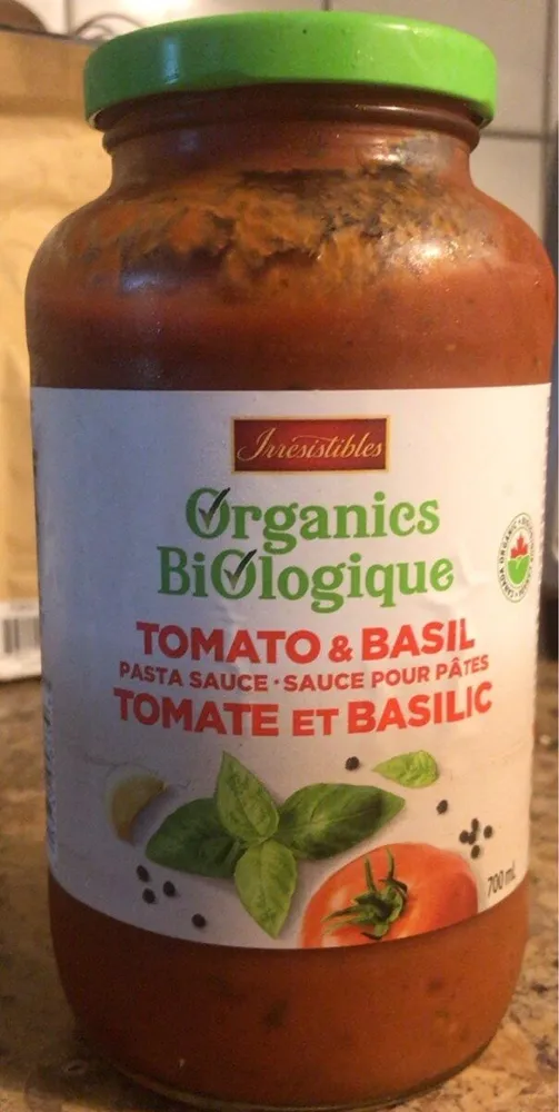 Sauce pour pâtes tomate et basilic