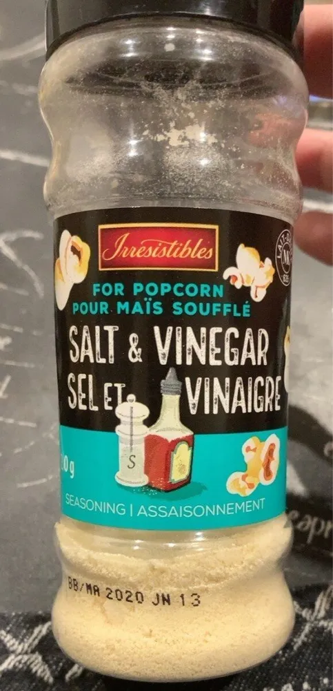 Sel et vinaigre pour pop corn