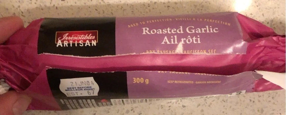Saucisson sec ail rôti