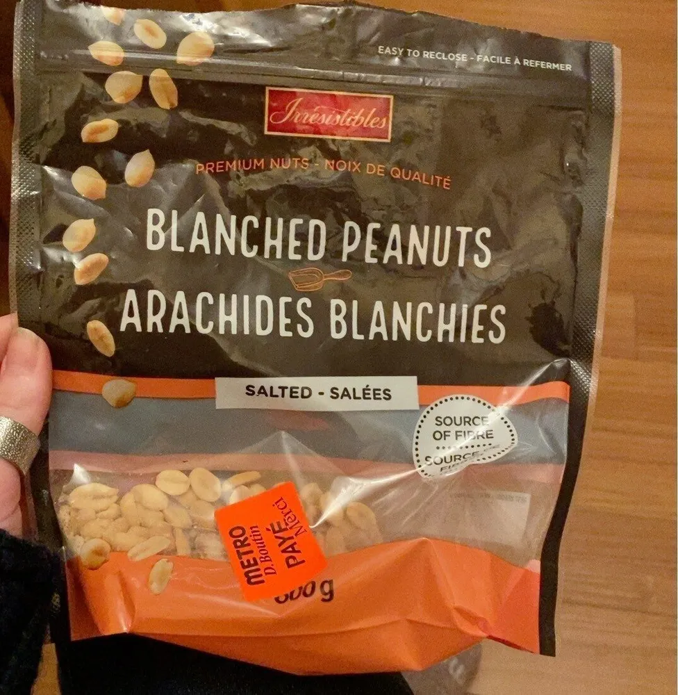 Arachides blanchies