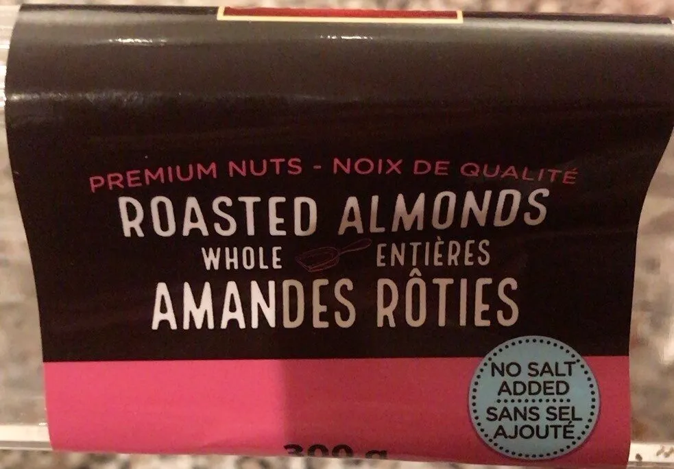 Amandes roties non salees