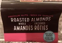Amandes roties non salees