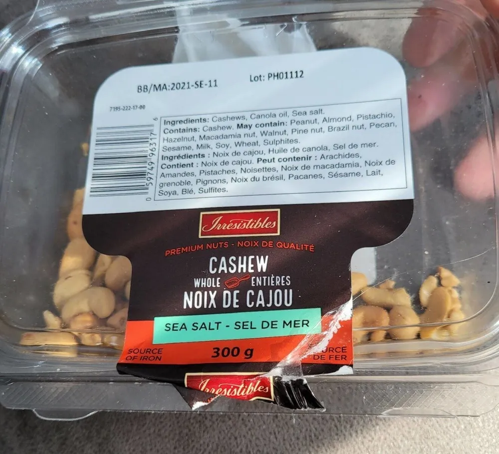 Noix de cajou entières