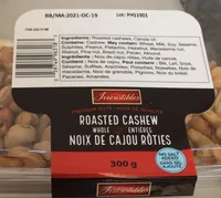 Noix de cajou rôties