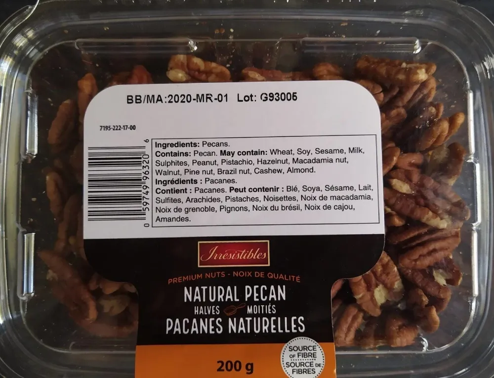 Pacanes naturelles