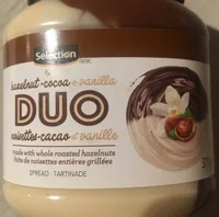 Duo noisettes cacao et vanille