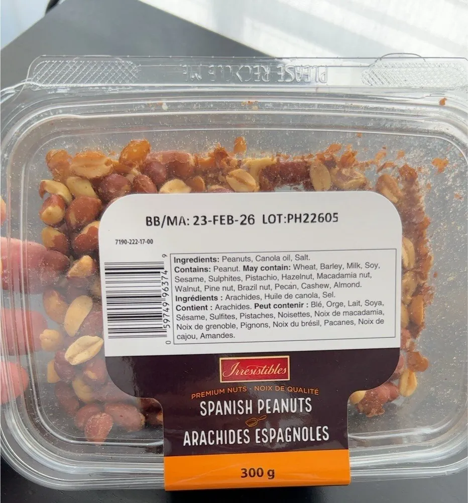 Arachides espagnoles