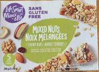 Barres Tendres Noix Mélangées