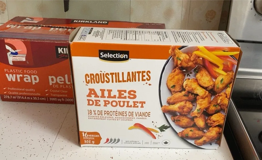 Crispy chicken wings
