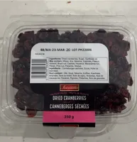 Dried cranberries