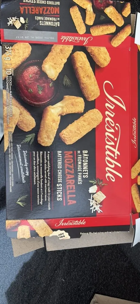 Mozarella with Marinara Sauce