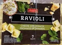 Ravioli fromage et epinards