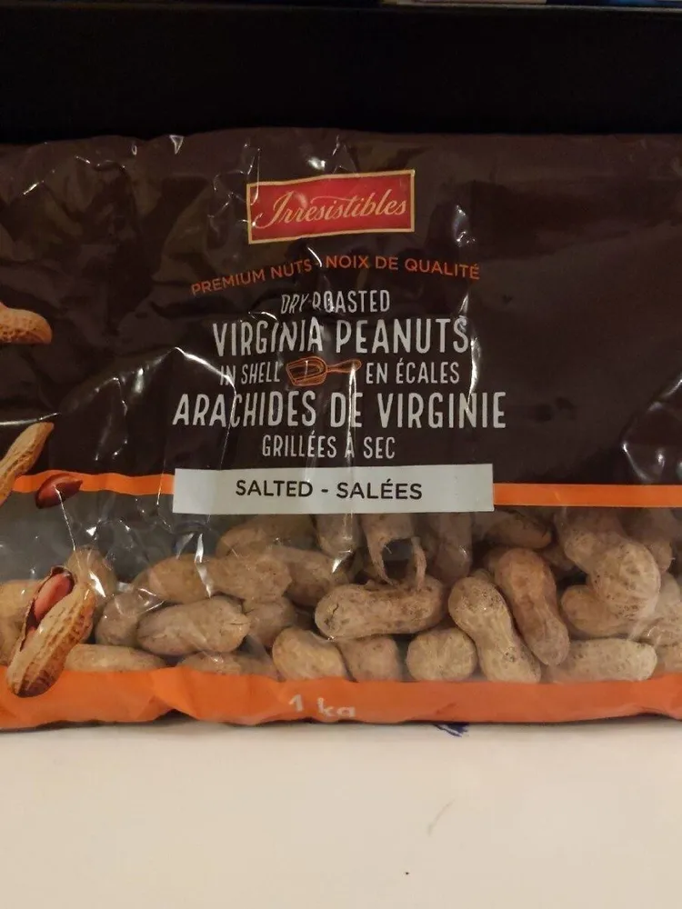Arachides de Virginie grillées à sec salées