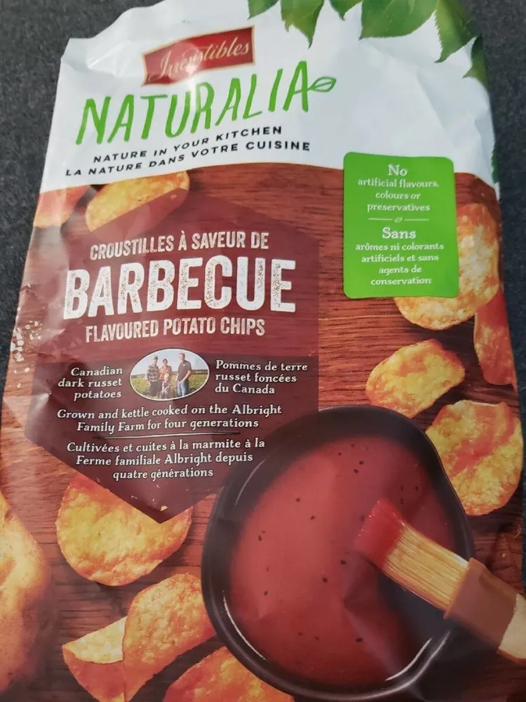 Naturalia - Croustilles à saveur de barbecue