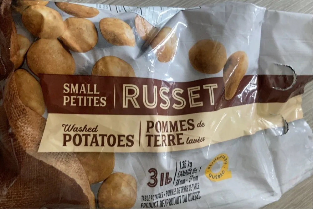 Small russet potatoes