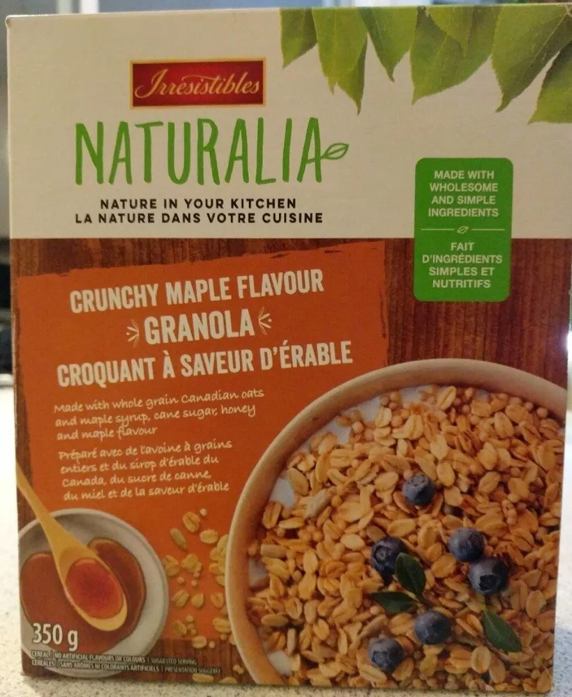 Granola croquant à saveur d'érable