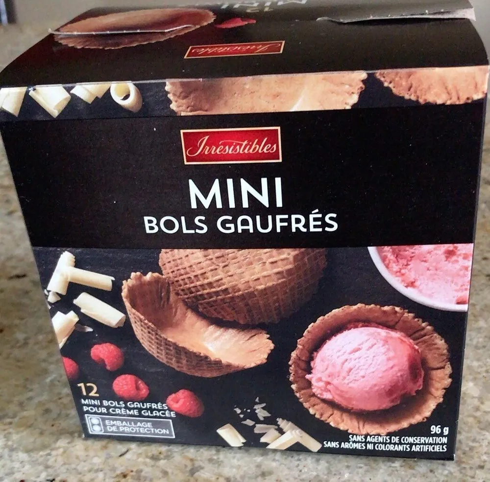 Mini bols gaufrés