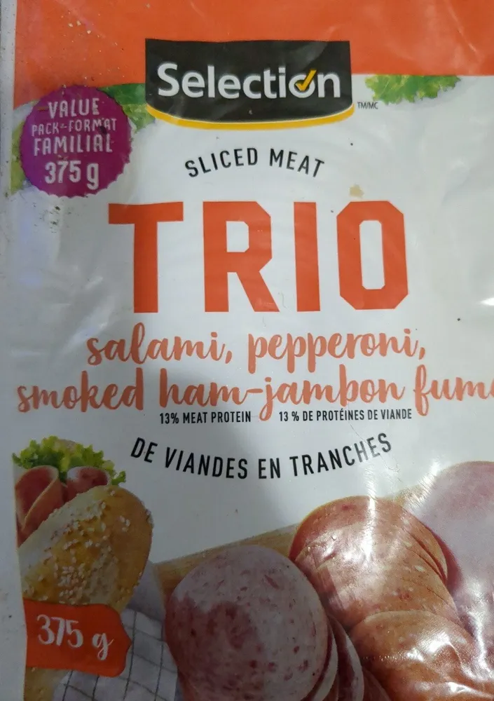 Trio Salami, Peoperoni, Smoked Ham