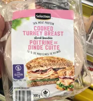 Cooked turkey brest