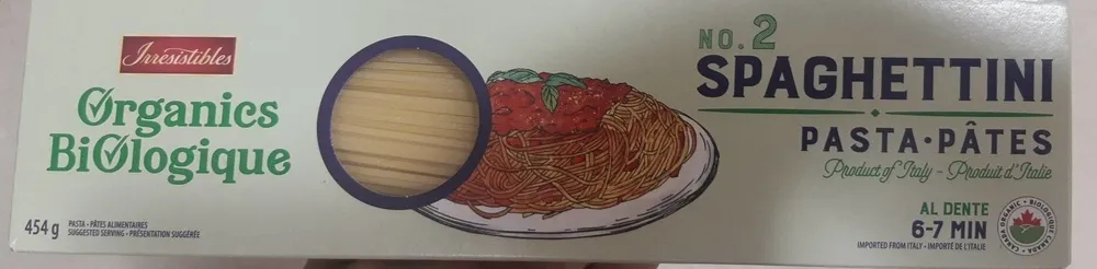 Pâtes organiques