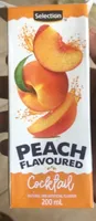 Peach Flavored Cocktail Juice Box