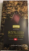 Chocolat noir 85% finesse suisse